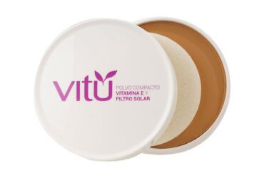 Polvo Compacto Vitu Vitamina E No.5 Cacao