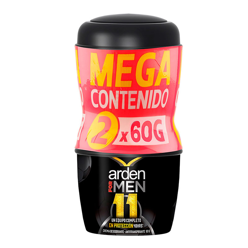 2 Desodorantes Arden For Men 11 Crema 60 Gr H Mc - Imagen 2