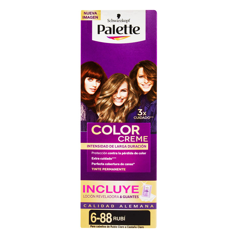 Palette Color Creme Tubo 6 - 88 Rubi Gratis Oxigenta