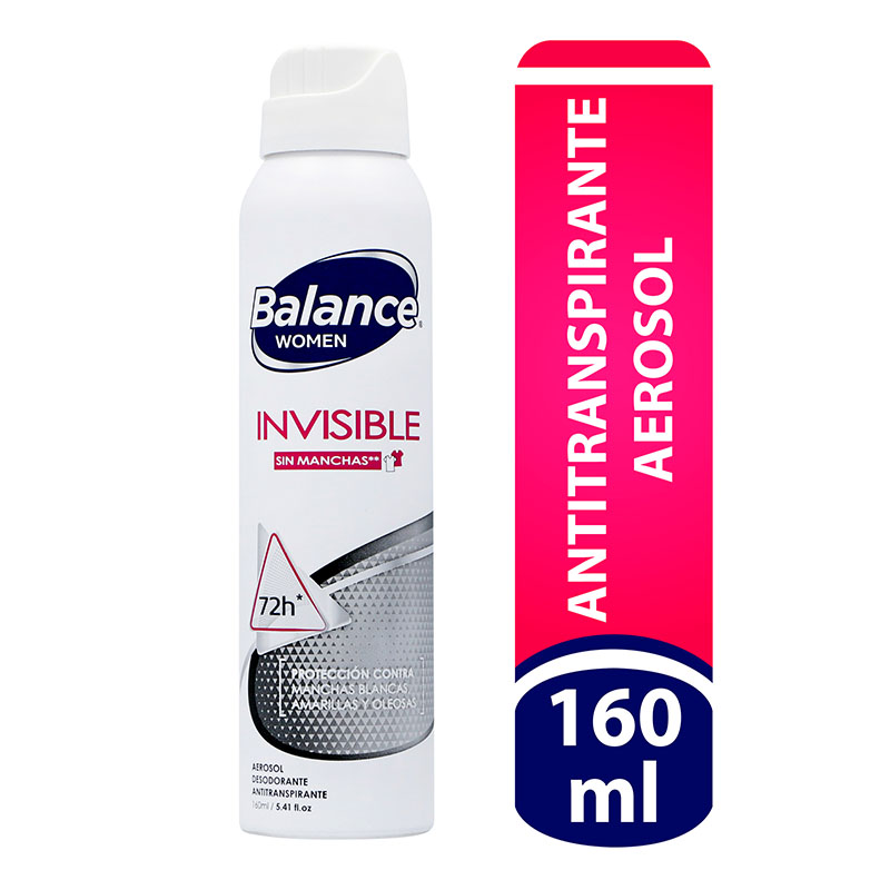 Desodorante Balance Aerosol Invisible 160 Ml M - Imagen 2