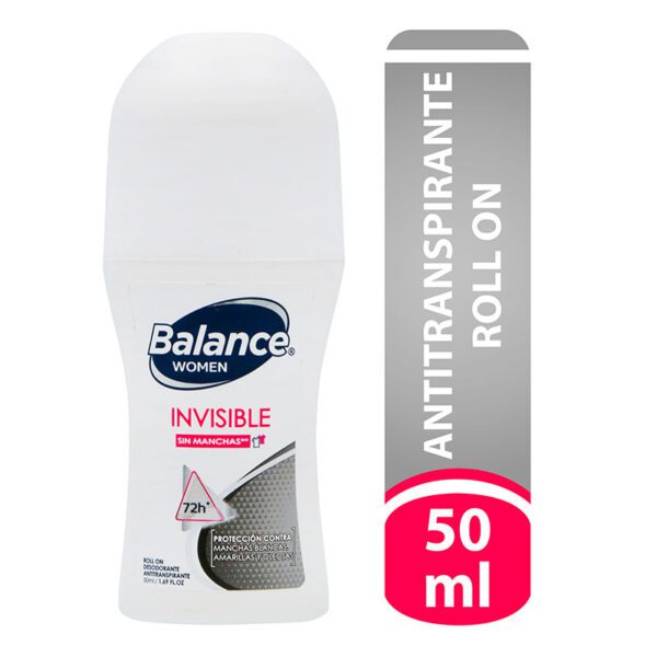 Desodorante Balance Rollon Invisible 50Ml M
