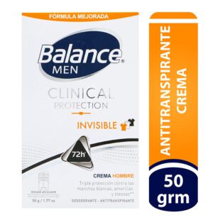 Desodorante Balance Crema Clinical Invisible 50 Gr H