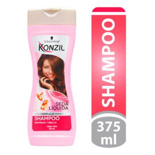 Shampoo Konzil Seda Líquida Complejo Vita12 375Ml