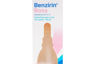 Benzirin Rosa Ducha Vaginal Cánula 140Ml