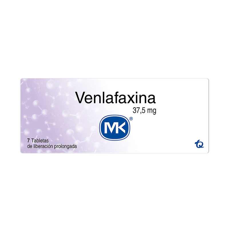 Venlafaxina 37.5 Mg 7 Tabletas Mk
