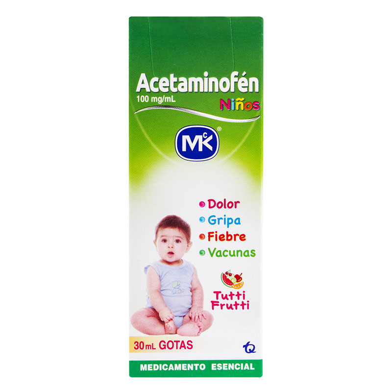 Acetaminofen 100 Mg Gotas 30 Ml Mk - Imagen 2