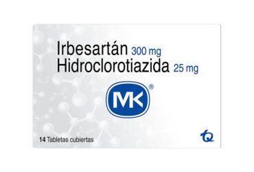 Irbesartán Hct 300+25 Mg 14 Tabletas Mk