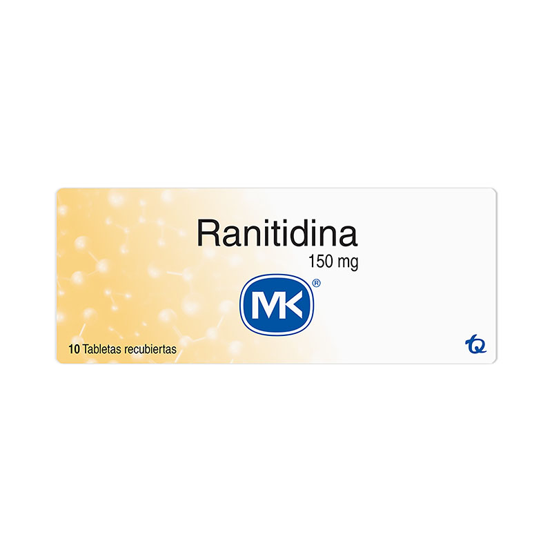 Ranitidina 150 Mg 10 Tabletas Mk - Imagen 2