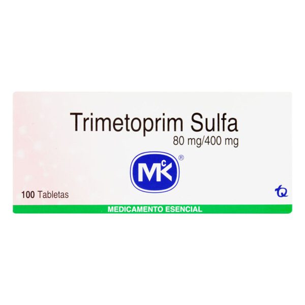 Trimetoprim Sulfa 80-400 100 Tabletas Mk - Imagen 2