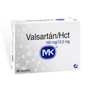 Valsartán + Hct 160 Mg 20 Tabletas Mk