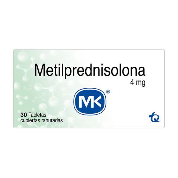 Metilprednisolona Mk 4 Mg 30 Tabletas
