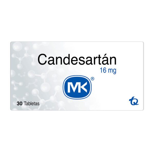 Candesartan 16 Mg 30 Tabletas Mk(M)27998