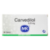 Carvedilol 6.25 Mg 30 Tabletas Mk