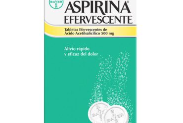 Aspirina Efervescente 500 Mg Sobre 2 Tabletas