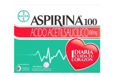 Aspirina 100 Mg Sobre 28 Tabletas