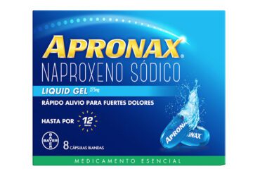 Apronax Liquid Gel 275 Mg 8 Capsulas