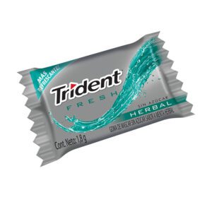 Chicle Trident Fresh Herbal 60 Unidades