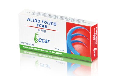 Ácido Fólico 5 Mg 20 Tabletas Ec
