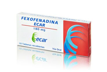 Fexofenadina 180 Mg 10 Tabletas Ecar