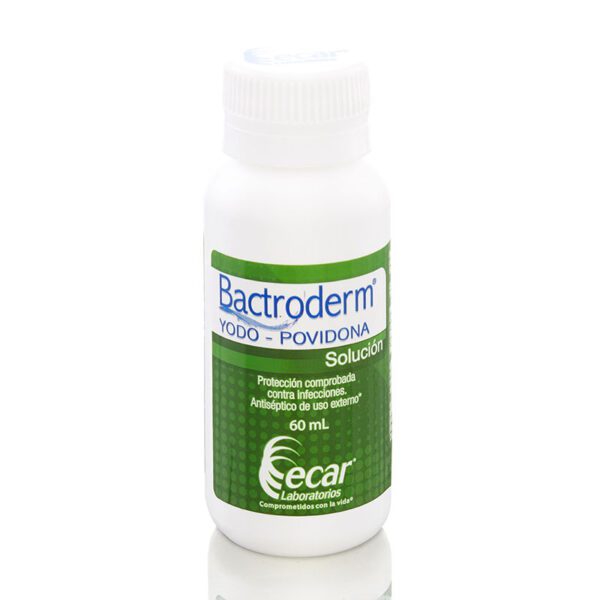 Bactroderm Yodopovidona Solucion 60 Ml - Imagen 2