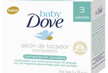 3 Jabones Dove Baby Humectación Sensible 75 Gr