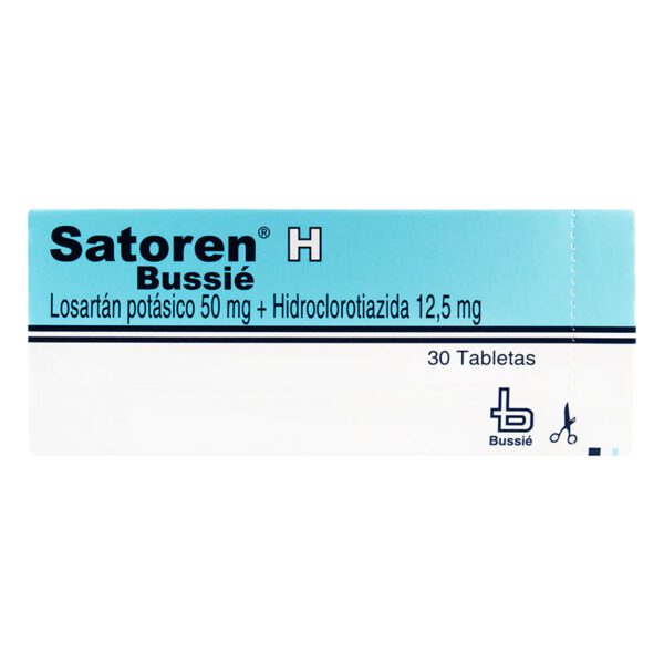 Satoren H 50/12.5Mg 30 Tabletas (A)(Pdb(3%+)(Pae) - Imagen 2