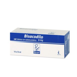 Bisacodilo 5 Mg Sobre 20 Tabletas Rc