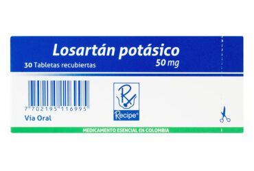 Losartán Potásico 50 Mg 30 Tabletas Rc