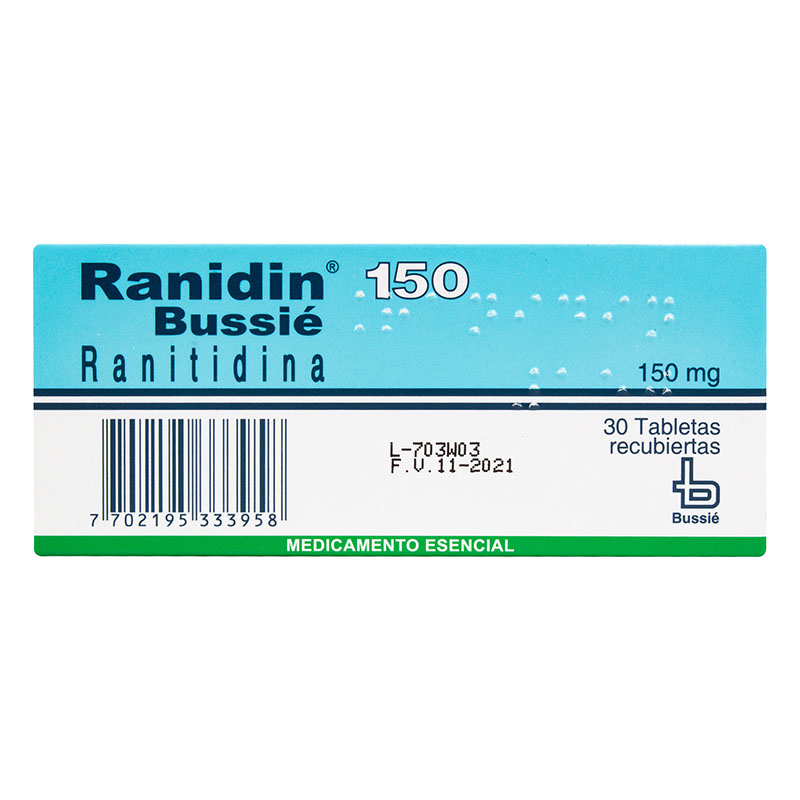 Ranidin 150 Mgs 30 Tabletas - Imagen 2