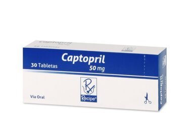 Captopril 50 Mg 30 Tabletas Rc