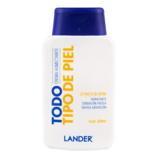 Crema Lander Todo Tipo De Piel 220 Ml