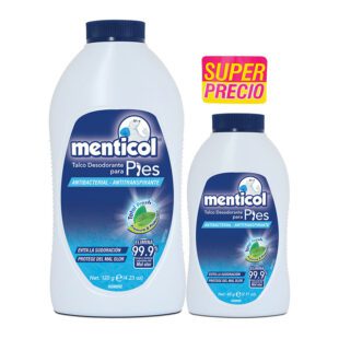 Talco Menticol Sport 120 Gr Gratis 60 Gr
