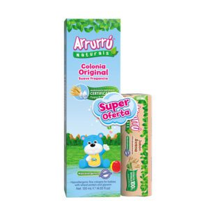 Colonia Arrurru Naturals Azul 120 + Jabón Avena Súper Oferta