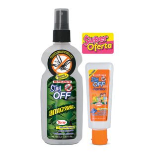 Repelente Stay Off Spray Amazonic 120 Gr Crema 60 M