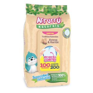 Toallitas Húmedas Arrurru Avena Precio Especial 100 Unidades