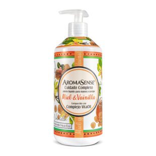 Jabón  Líquido Crema Aromasense  Miel Y Vainilla 580 Ml