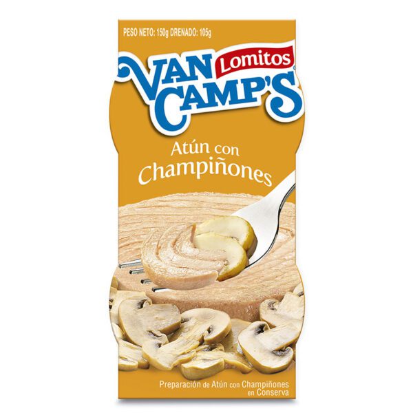 Atún Lomitos Champiñones 150 Gr 2 Unidades