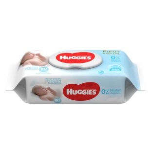 Toalla Huggies Recién Nacido 80 Unidades