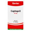 Captopril 50 Mg 30 Tabletas Gf