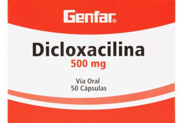 Dicloxacilina 500 Mg 50 Cápsulas Gf
