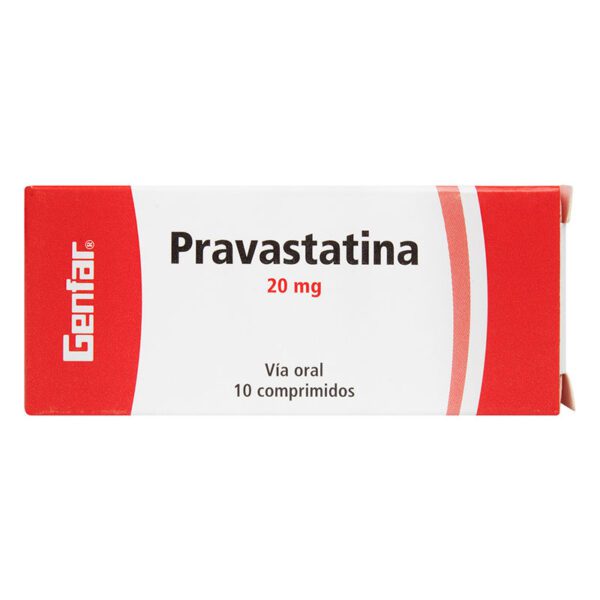 Pravastatina 20 Mg 10 Tabletas Gf - Imagen 2