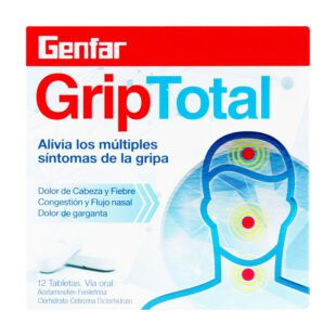 Genfargrip 12 Tabletas Gf