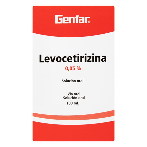 Levocetirizina 2.5 Mg Solución 100 Ml