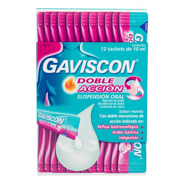 Gaviscon Doble Accion Susp.10 Ml X 12Uds - Imagen 2