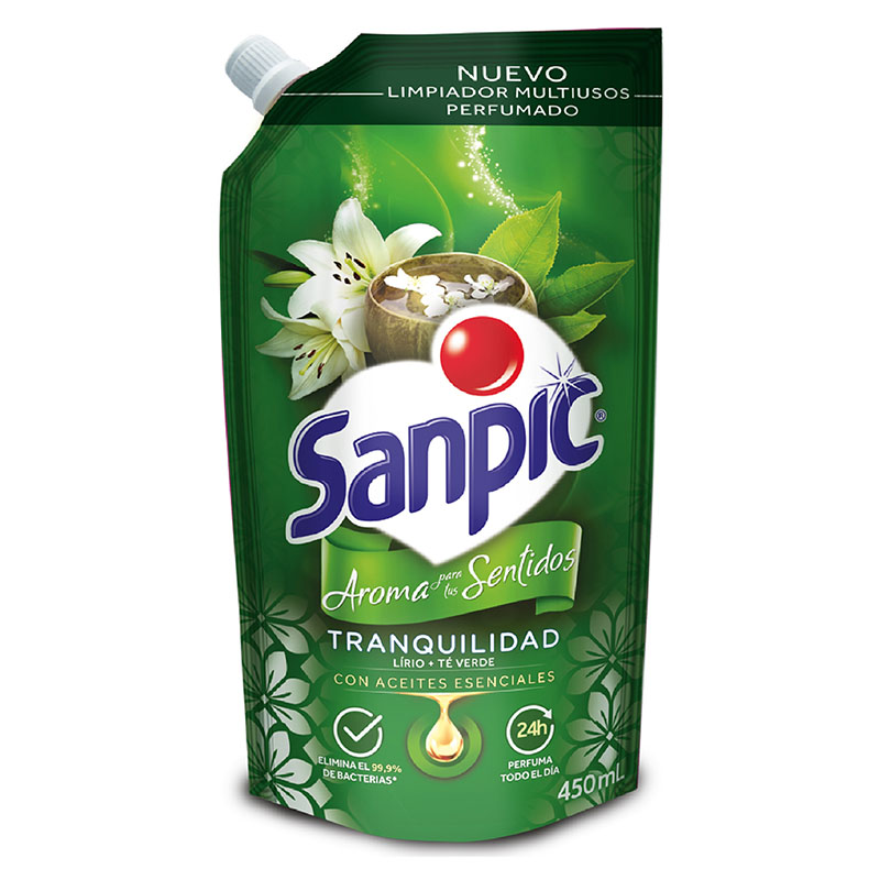 Limpiador Sanpic Multiusos Tranquilidad 450 Ml - Imagen 2