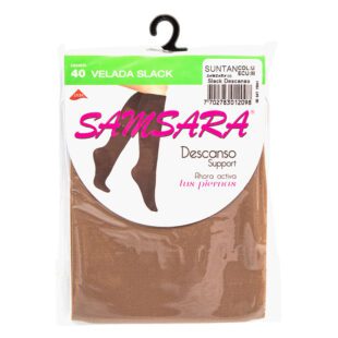 Medias Samsara Slack Descanso Suntan