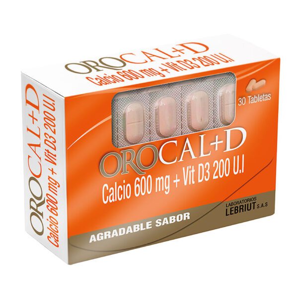 Orocal D 30 Tabletas Masticables Lp - Imagen 2