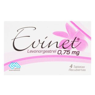 Evinet 0.75 Mg 4 Tabletas(M)28945