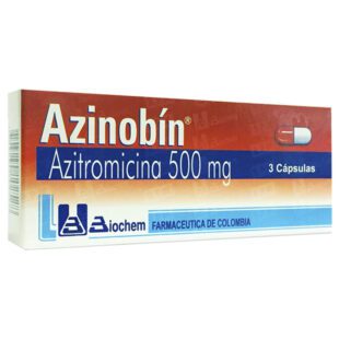 Azinobin 500 Mg 3 Cápsulas