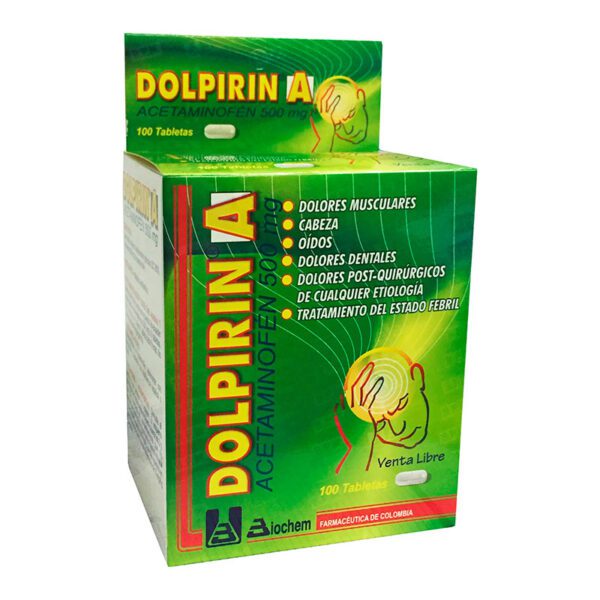 Dolpirin A 500 Mg 100 Tbs - Imagen 2